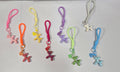 Balloon Dog Keychains in multiple colors with braided nylon lanyards