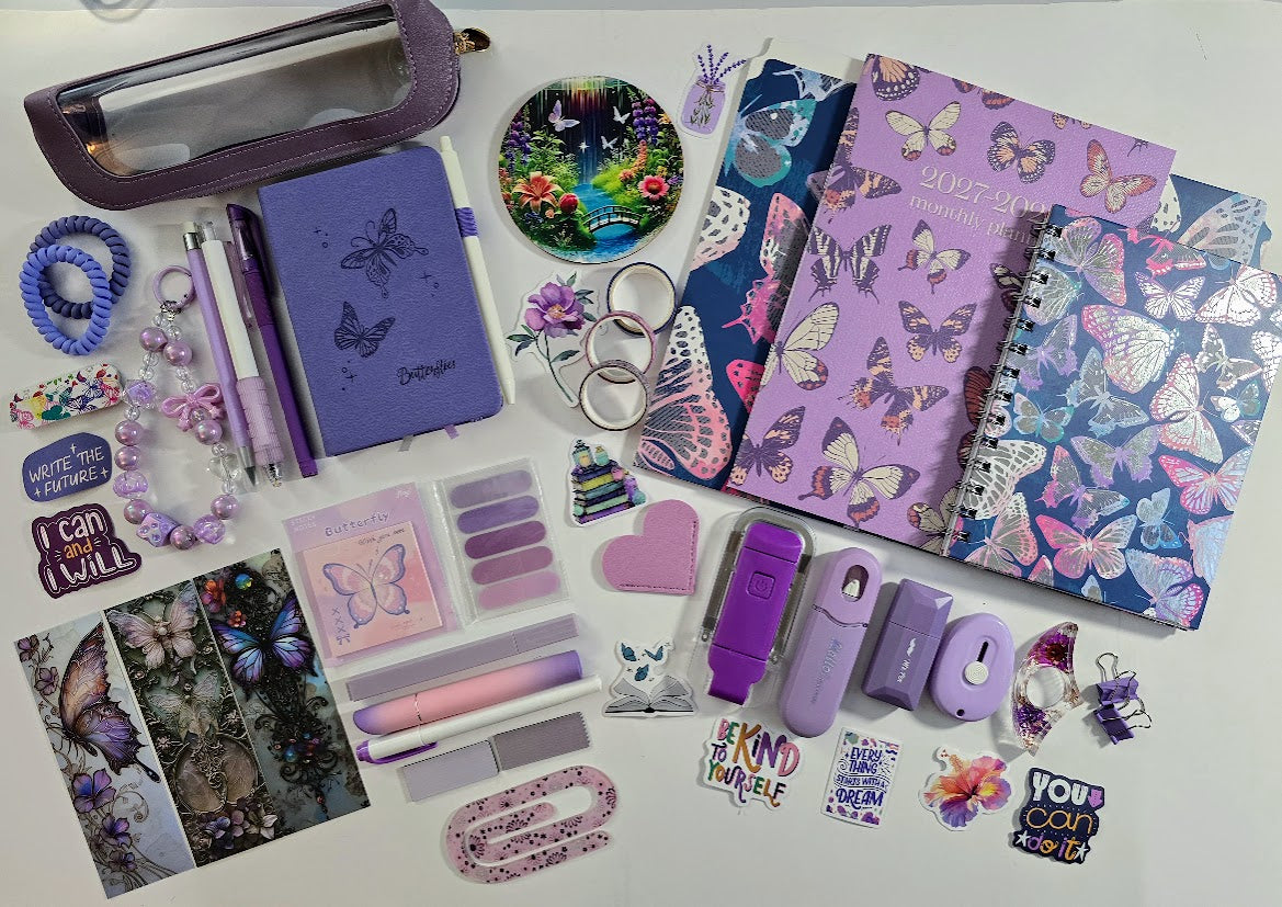 Butterfly Office Starter Bundle- Purple