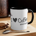 I love Coffee and Books - Black