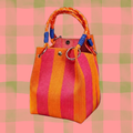 Coral Crush - Fashion Knitted Tote