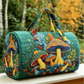 Quilted Mushroom Duffle Bag